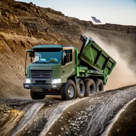 Can Range-Extended Electric Dump Trucks Support Continuous Operation?