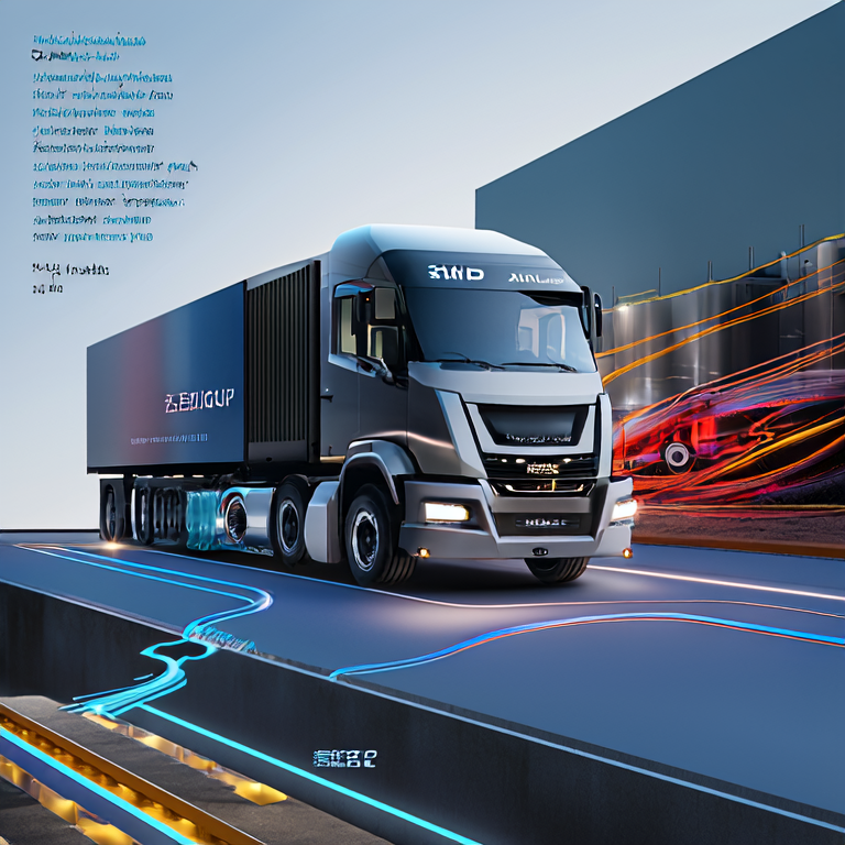 Flow Chart of Series Hybrid Dump Trucks