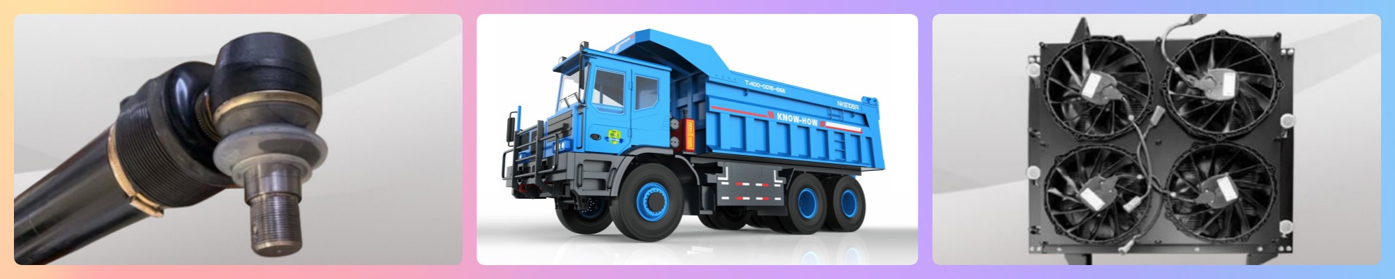 NKE90C 350kwh electric dump truck