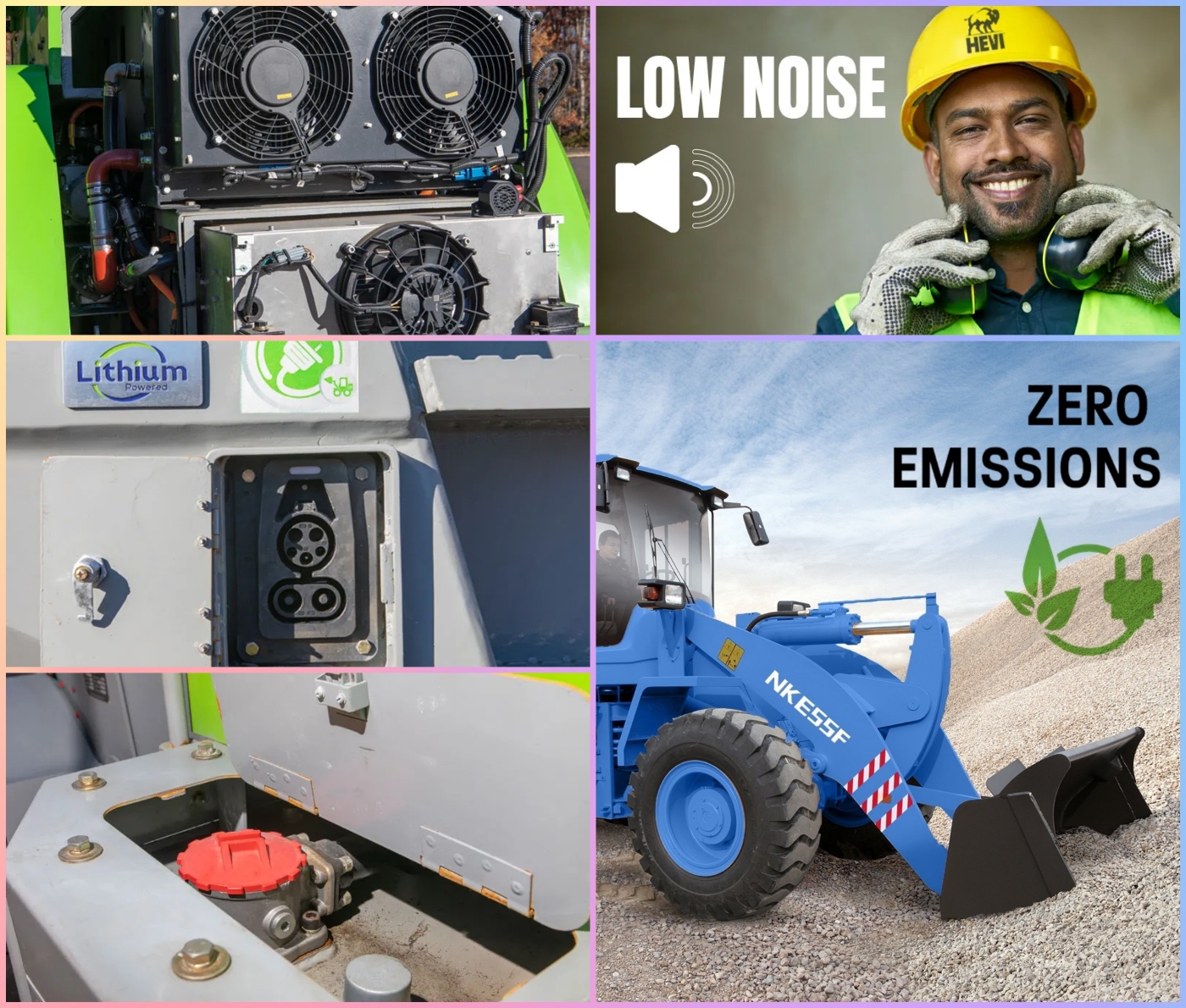 NZE688D dual permanent magnet synchronous motor electric wheel loader NZE688D dual permanent magnet synchronous motor electric wheel loader