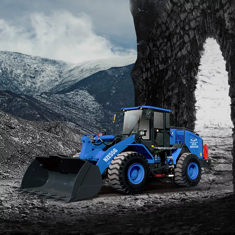 NZE55G 316kwh electric wheel loader, with 2.2-4.5 (3 Standard) Cbm Bucket