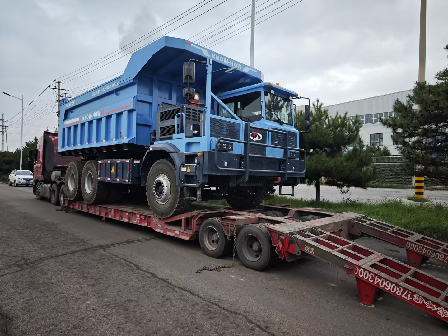 Electric Dump Truck with AMT Gearbox