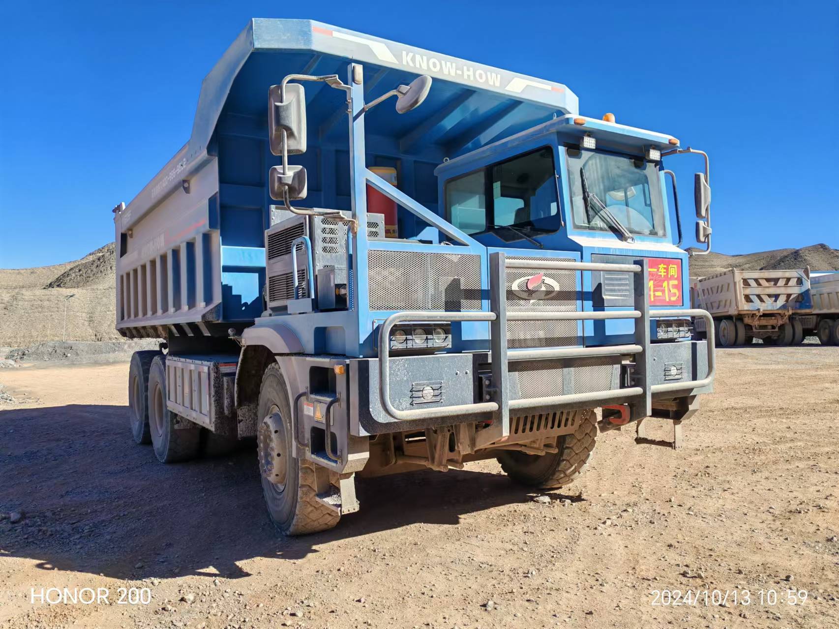 724kwh electric mining dump truck